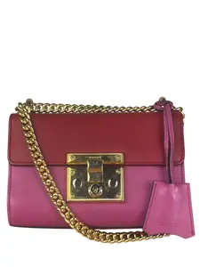 Pre-owned GUCCI - Shoulder Bags Padlock Pink/Red Small Chain Shoulder Bag