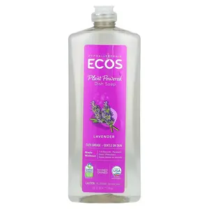 Earth Friendly Products Ecos®, Plant Powered Dish Soap, Lavender, 25 fl oz (739 ml)