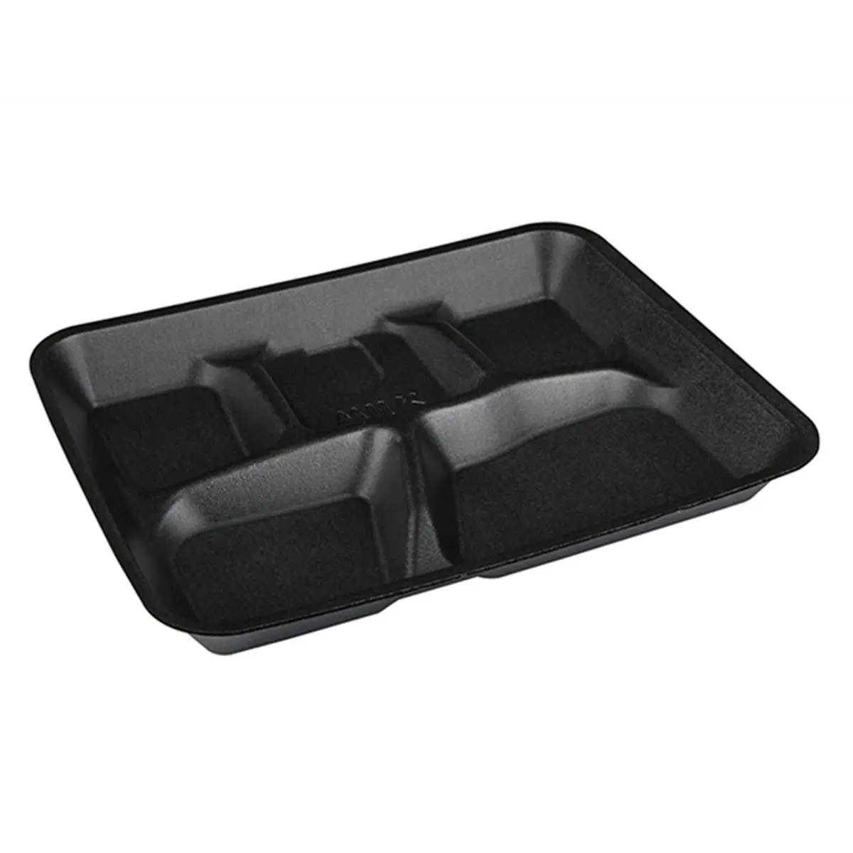 212 MAIN Foam 5-Compartment School Lunch Tray - Kitchen Tableware for Lunch Boxes, Meal Preparation, Healthy & Tasty Food, Room Temperature Display, Organized Kitchen Solutions