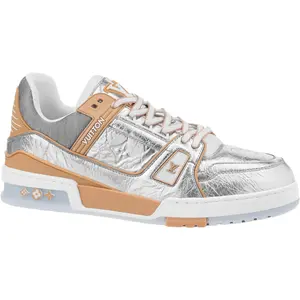 Louis Vuitton Trainer Metallic Beige