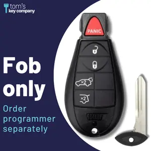 5 Button Jeep Remote Key Fob (IYZC01C-5B-TT-FOB)