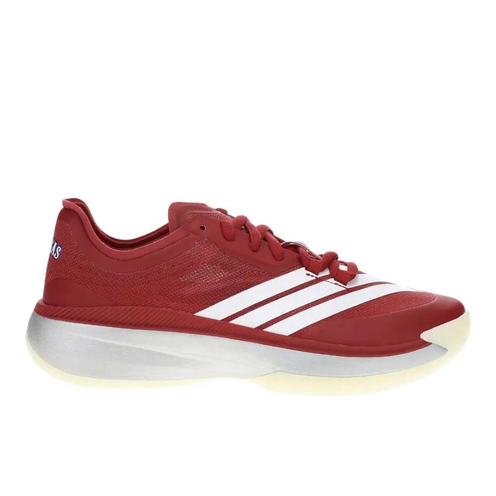 adidas Mens Adizero Select 3.0 Kansas Jayhawks Basketball Sneakers Shoes - Red