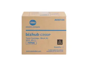 KONICA MINOLTA OEM Toner Cartridge, BLACK, yield 6,000 A0X5134