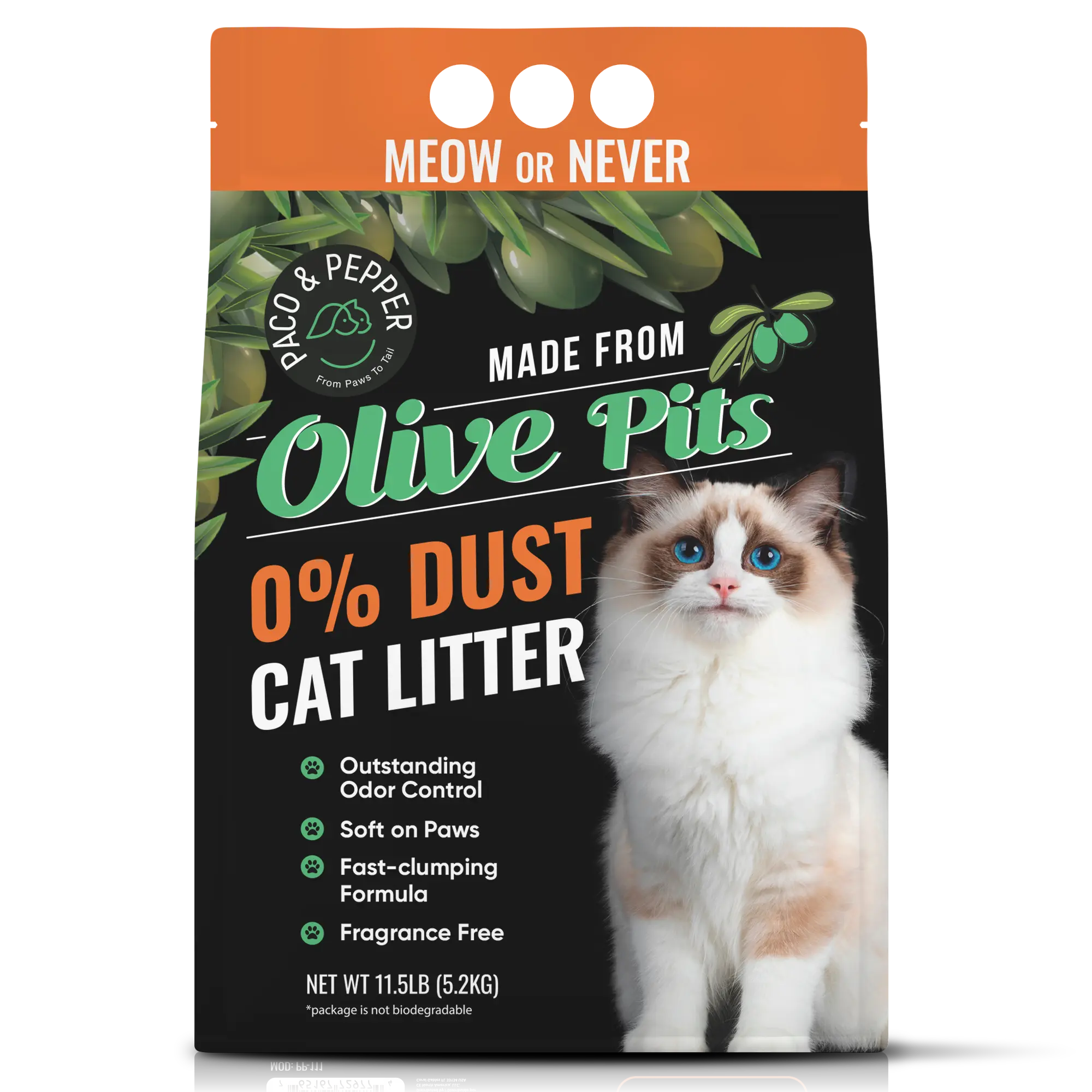 Olive Pit Litter
