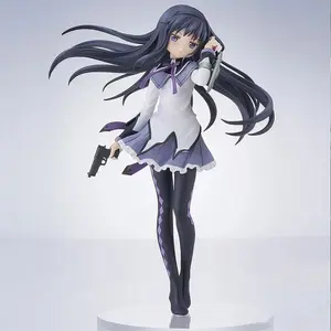 Anime Puella Magi Madoka Magica Figure 17cm Akemi Homura Action Figural Pvc Model Kawaii Decoration Doll Kid Toys Christma Gifts
