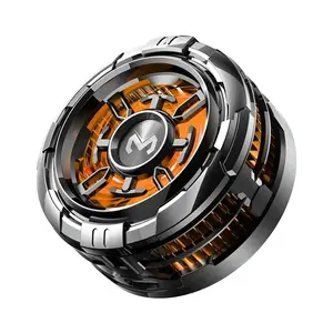 CX08 Compact USB Mobile Phone Magnetic Cooling Fan Case Radiator, Back Clip Heat Sink for PUBG Gaming Smartphones