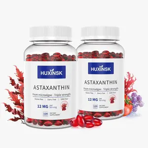 Astaxanthin 12mg Softgels 120 Count | High Strength Antioxidant Supplement