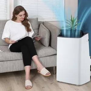 14000 BTU Portable Air Conditioner - 3-in-1 Ultra-Quiet AC/Dehumidifier/Fan for 750 Sq.Ft Rooms, 24H Timer & Sleep Mode with Window Kit (White)