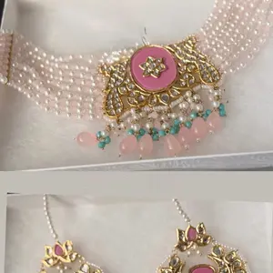 Thappa kundan choker set