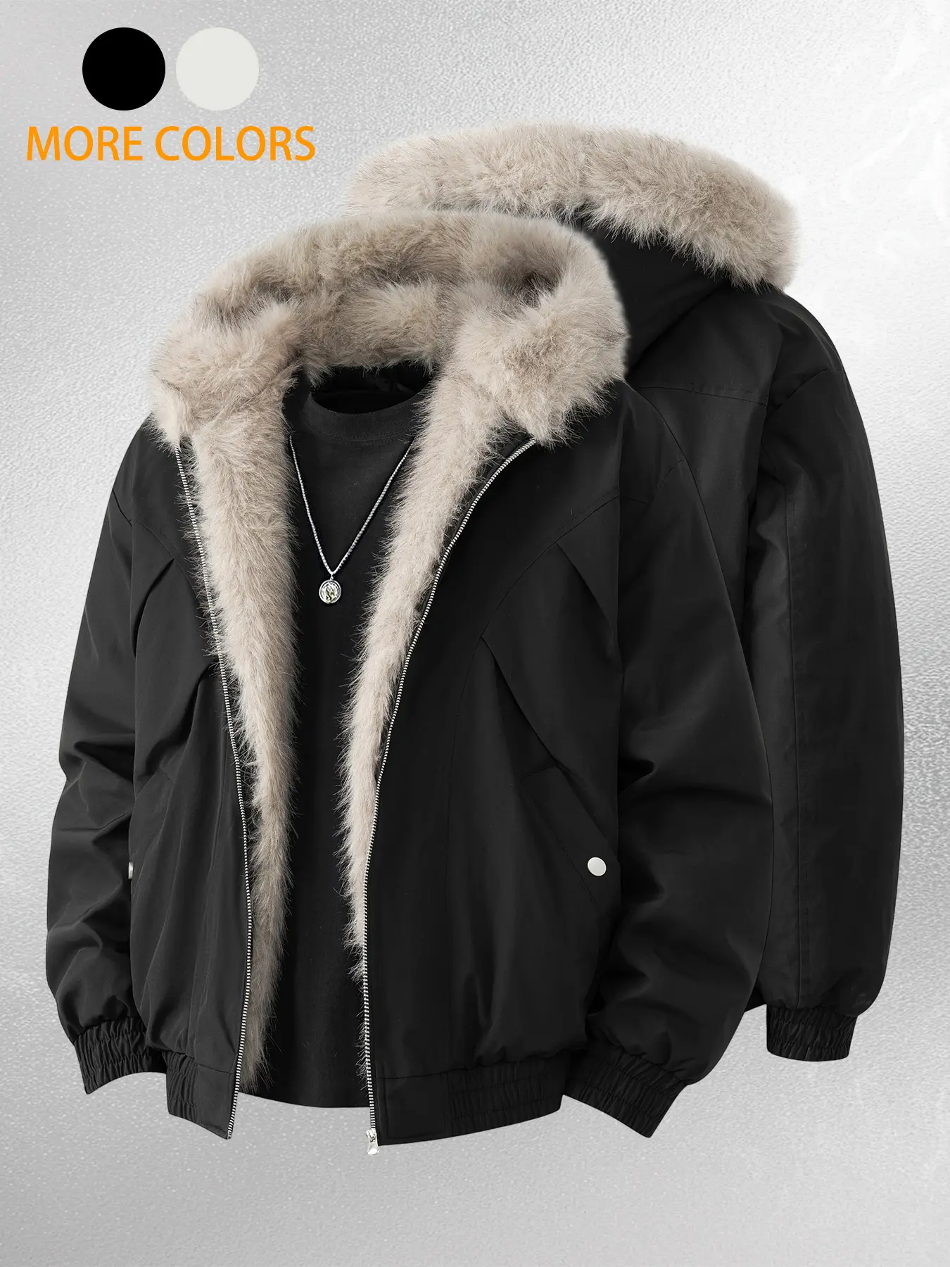 Men's New Trendy Cotton Jacket Casual Loose Streetwear Coat for Everyday Wear & Casual Occasions Men's New Trendy Cotton Jacket Casual Loose Streetwear Coat for Everyday Wear & Casual Occasions