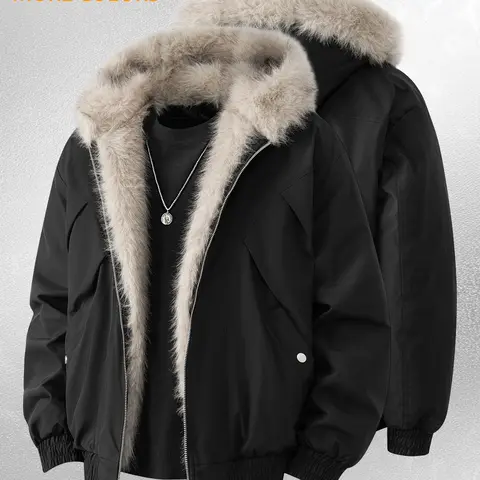 Men's New Trendy Cotton Jacket Casual Loose Streetwear Coat for Everyday Wear & Casual Occasions