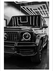 Mercedes G Wagon Brabus Poster - High-Quality Standard Print on Premium Luster Photo Paper - Ideal for Dorms, Bedrooms, and Home Offices