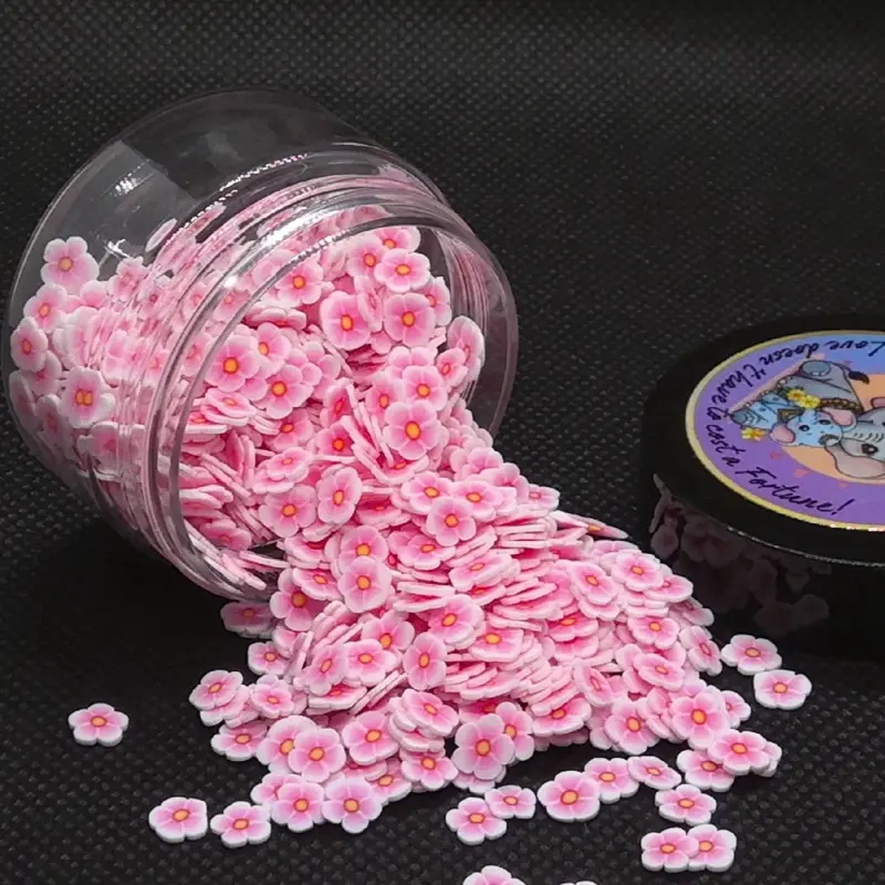 Polymer Clay Slices for Crafts – Mini Sprinkles, Flowers, Bows, Fruit & Eye Designs