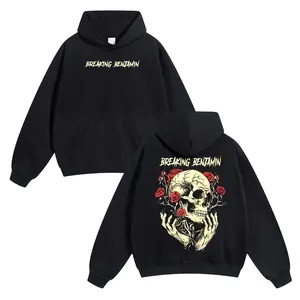 Unisex Breaking Benjamin Hoodie For Autumn Winter Thick Warm Retro Print Versatile For Ins Street Style Couples Outfits Top Choice For Boyfriend Gift Fabric Menswear Casual Fit