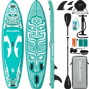 Inflatable Stand Up Paddle Board with Premium SUP Accessories & Kayak Seat, Wide Stable Anti-Slip EVA Deck, 11'6" Inflatable Paddleboard for Adults & Youth of All Skill Levels summerwins