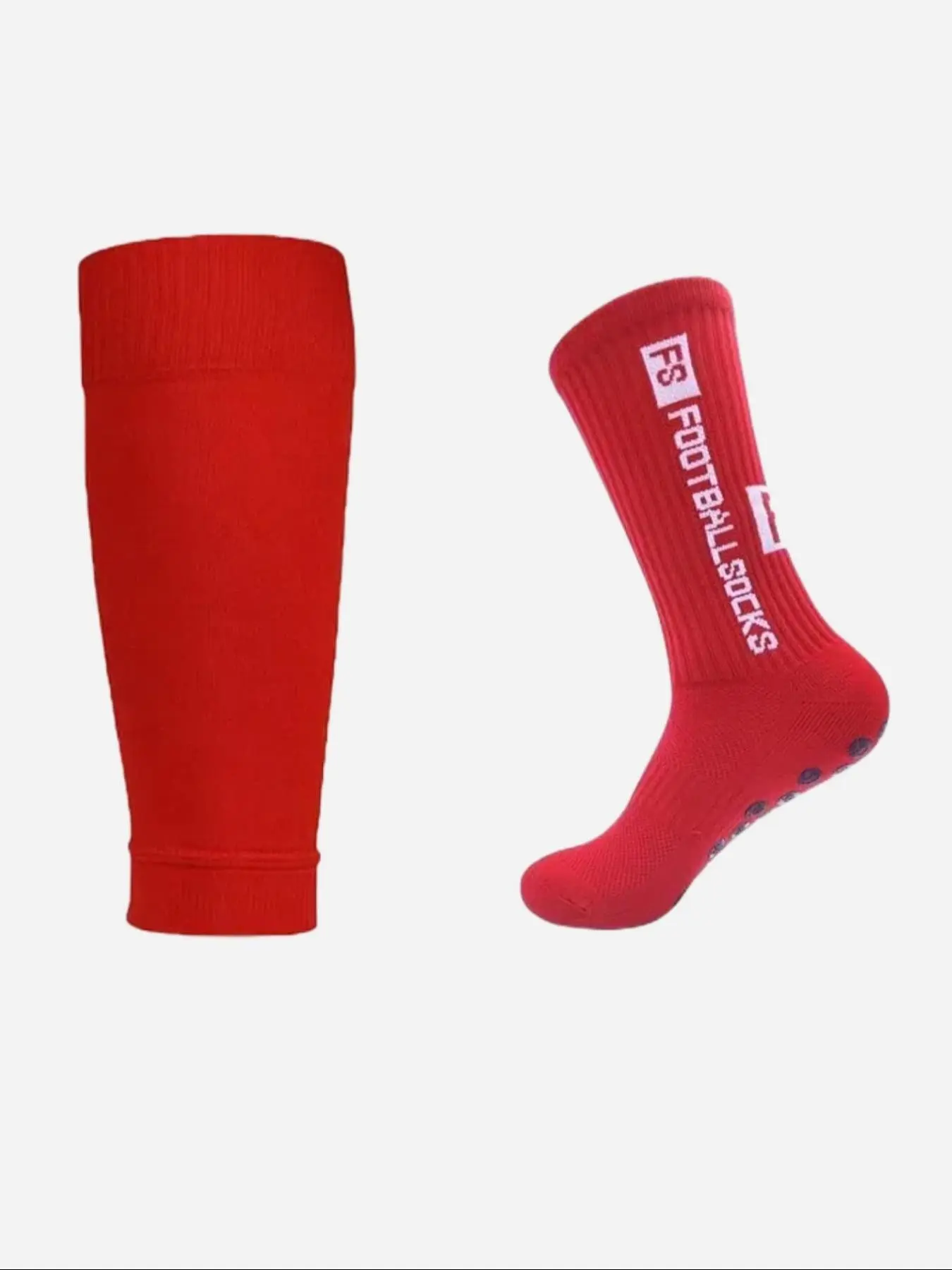 2 Piece Soccer Equipment Men Women Sports Socks Athletic Socks Soccer Grip Socks Calf Socks Football Socks Basketball Fitness Ringball Socks Mid-tube Socks