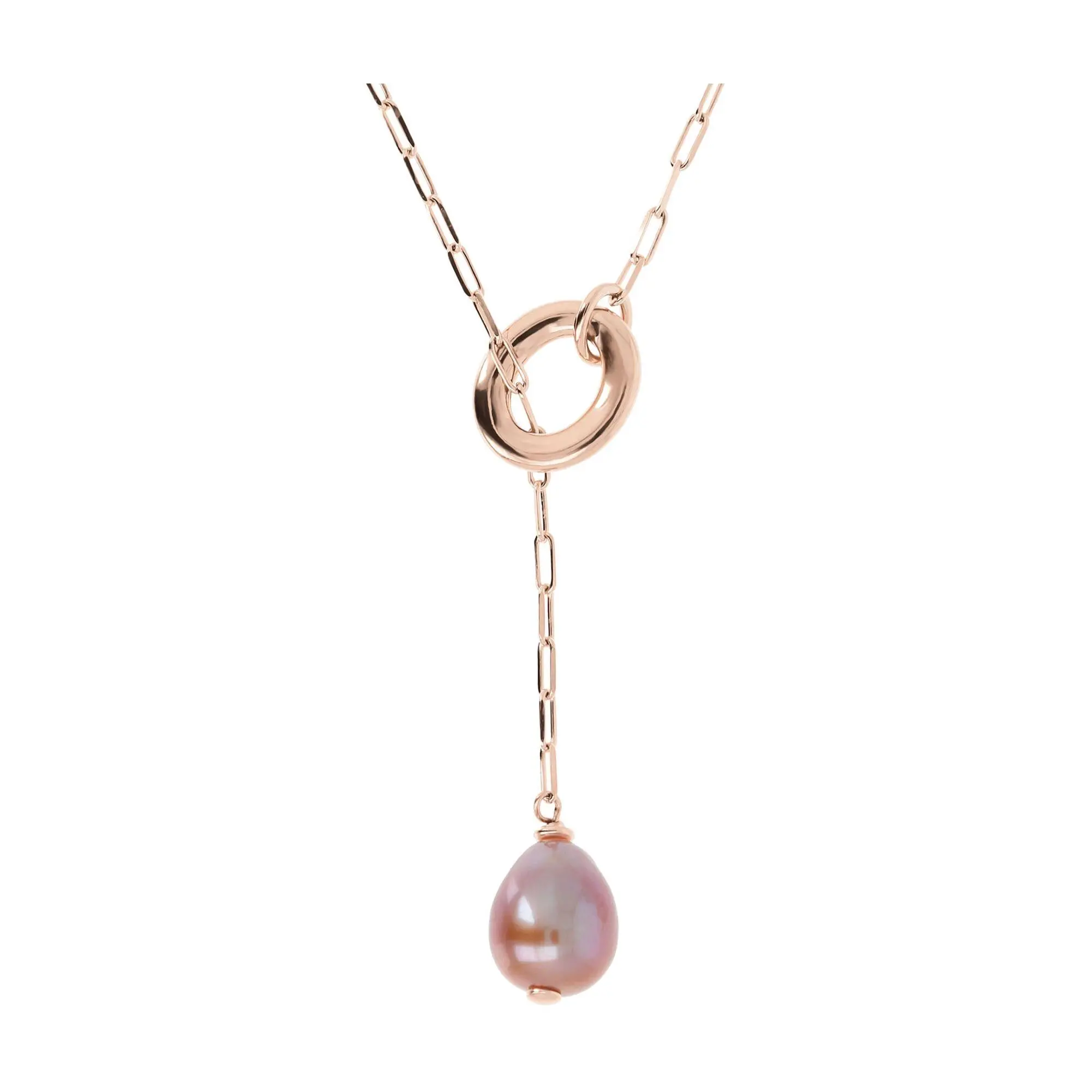 Honora Sterling Silver Cultured Ming Pearl Y-Necklace