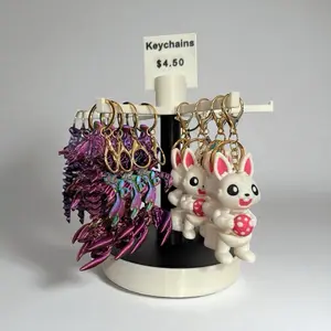 New Arrival Assorted Articulated Keychains Only $4.50 Each Featuring Unique Designs and Adorable Characters