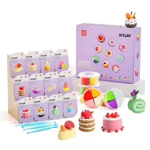 【LOUFOR】Air Dry Clay Kits - Modeling Clay for Kids, Ultra Light & Soft, Safe & Non-Toxic, DIY Airdryclay Kit with Sculpting Tools and Tutorials, Creatible Art Crafts Toys Gifts for Boys Girls，[XmasGifts]   Plastic Gift Set,Blackfriday,Christmas