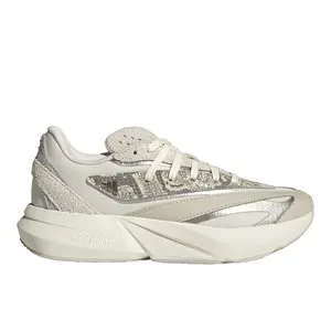 adidas Womens Lightblaze Lace Up Sneakers Shoes Casual - Beige, Off White