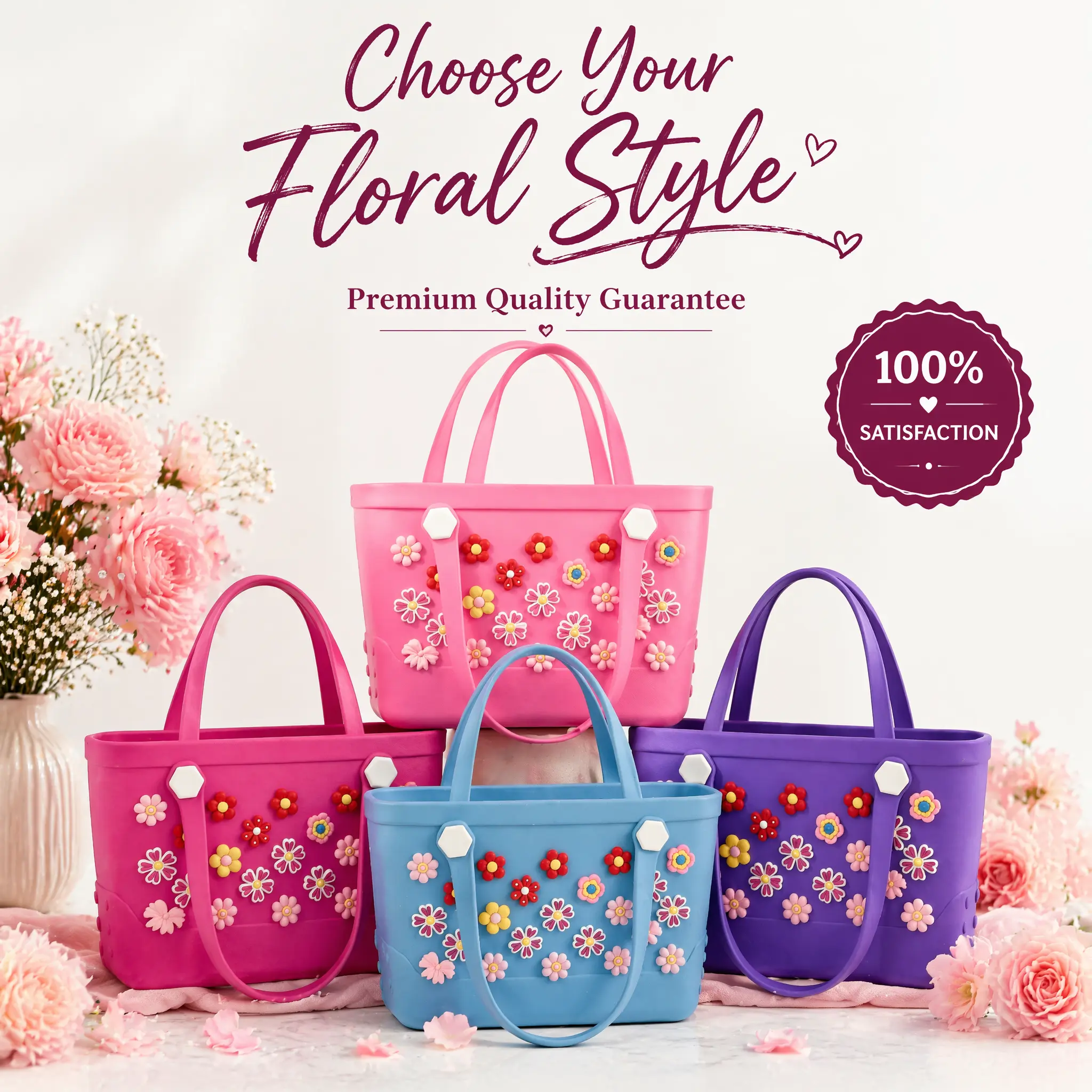 Cute Lunch Bag for Women | Waterproof Insulated Lunch Tote | Stylish Portable Food Bag for Work, School & Travel