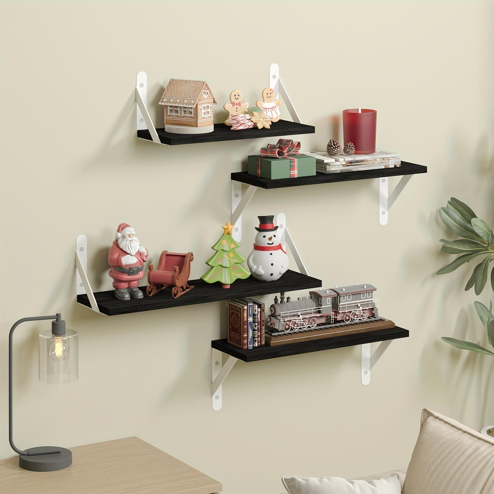 4pcs Floating Shelves, Wall Decoration Shelves, Wall Mounted Shelves, For Room Decor, Wall Dresser, 4pcs Floating Shelves, Wall Decoration Shelves, Wall Mounted Shelves, For Room Decor, Wall Dresser,