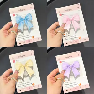 Cute Satin Bow Magsafe Phone Grip - Magnetic Pop Socket & Kickstand - Coquette Soft Girl Aesthetic Gift for iPhone