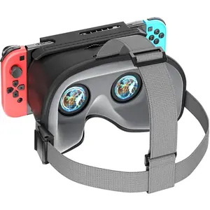 Adjustable VR Headset for Switch & OLED - Upgraded HD Lenses, 3D Glasses Compatible with Original & OLED Switch Models, Switch VR Kit, VR Goggles