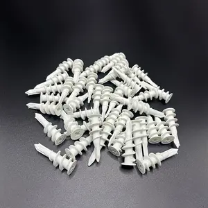 100pcs Nylon Spiral Conduit Nylon Spiral Tubing Spiral Cable Wrap Cable Protection Tube Flexible Conduit Cable Organizer Tube Spiral Cable Protector Spiral Conduit and Spiral Tubing Expansion Screw
