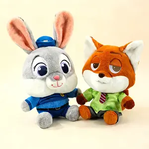 Zootopia Plush Toys 2025 New Movie Cartoon Character Judy Hopps Nick Wilde Doll Exquisite Cute Kid Birthday Holiday Gifts