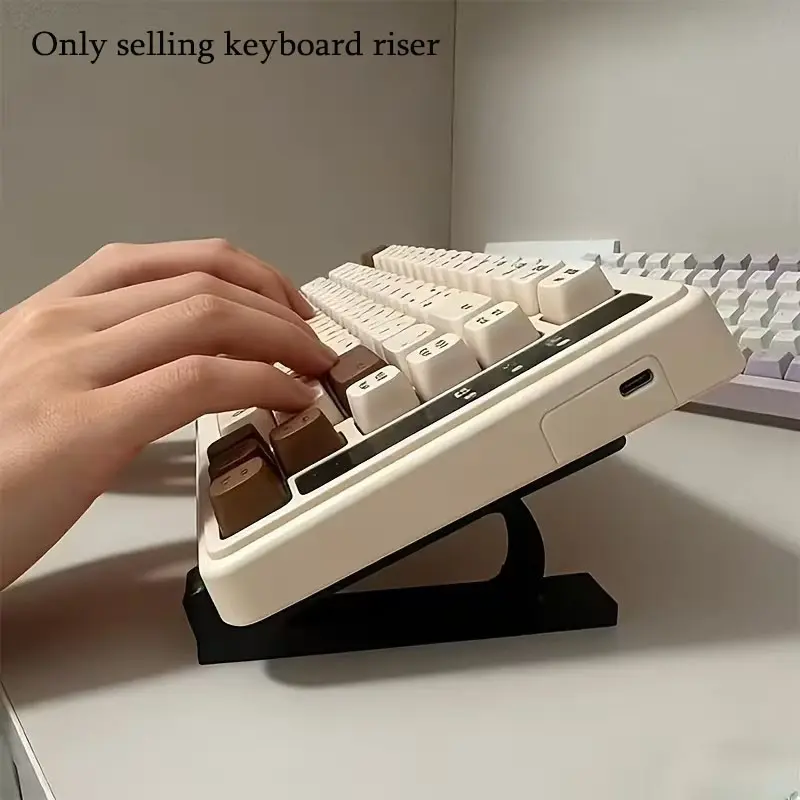 Ergonomic Keyboard Riser Stand, Non-Slip Universal PC Holder with Adjustable Height, Multiple Colors Available, for Office and Gaming