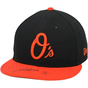 Ryan Mountcastle Baltimore Orioles Autographed Game-Used Black and Orange Cap from the 2024 MLB Season with "Game Used" Inscription - Fanatics Authentic Certified