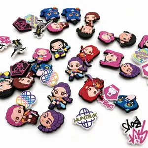 Style PVC Shoe Charms Set (20PCS) | Cute Cartoon Clog Decorations | Harajuku Aesthetic Shoe Accessories | Unique Fashion Gift for Fans