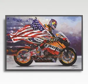 Nicky Hayden Poster, MotoGP Poster Gift, Honda Poster, Home Decor