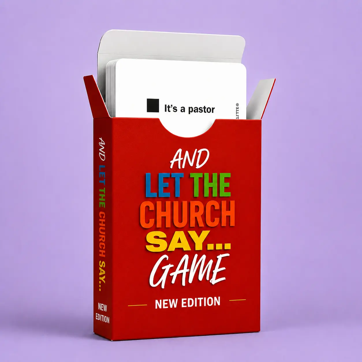 And Let The Church Say Conversation Cards Board Game - New Edition, 55 Fresh Topics, Faith Games for Ages 18+