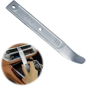 4140 pry Tool, Trim Removal pry Tool, Panel Removal Tools for auto Trim, Car Trim Removal pry Tool Kit, Interior Door Trim pry Tool, Panel Popper Tool, Metal pry bar for Automotive Planes