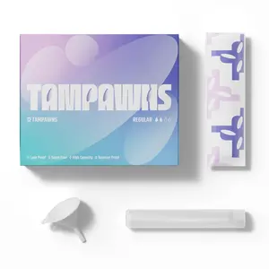 Tampon Flasks 12 Pack (19.2 oz total) - Plastic Flasks - Hidden Liquor Alcohol Flask - Flask for Women - Travel, Cruises, Concert, Nightclub, Discreet Flask, Rave & Sports - Tampawns by Liquid Savings