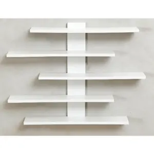 Adjustable wall-mounted display stand, suitable for action figures, small building blocks and collectibles, a modern home decoration storage rack that can store dolls, statues and toys.