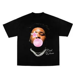 Rapper Rod Wave Pink Bubble Gum Shirt Gift For Fan Unisex Cotton Rod Last Lap Tour Graphic Tee, Full Colors, Full Sizes, For Men, For Women, gift for him gift for her Novelty Graphic T Shirt funny tshirt Undershirts Tees Casual Streetwear Classic Plain