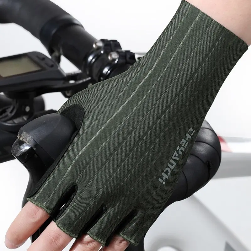 Half Finger Road Cycling Gloves, Summer Breathable Shock Absorption, Anti-Slip Wear-Resistant, Bike Gloves for Men & Women