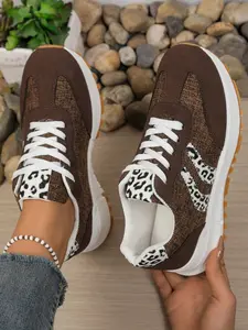 Women's Casual Colorblock Sports Shoes, Cute Fashion Walking Shoes, Comfortable Daily Wear, All Season Footwear, Must-Have Outdoor Fashion Item
