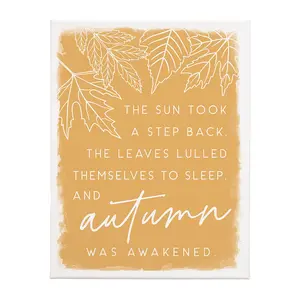 Sincere Surroundings 17" Autumn Awakened WrappeCanvas