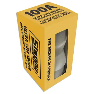 Slappy Skateboard Trucks Bushings Ultra Low 100A White