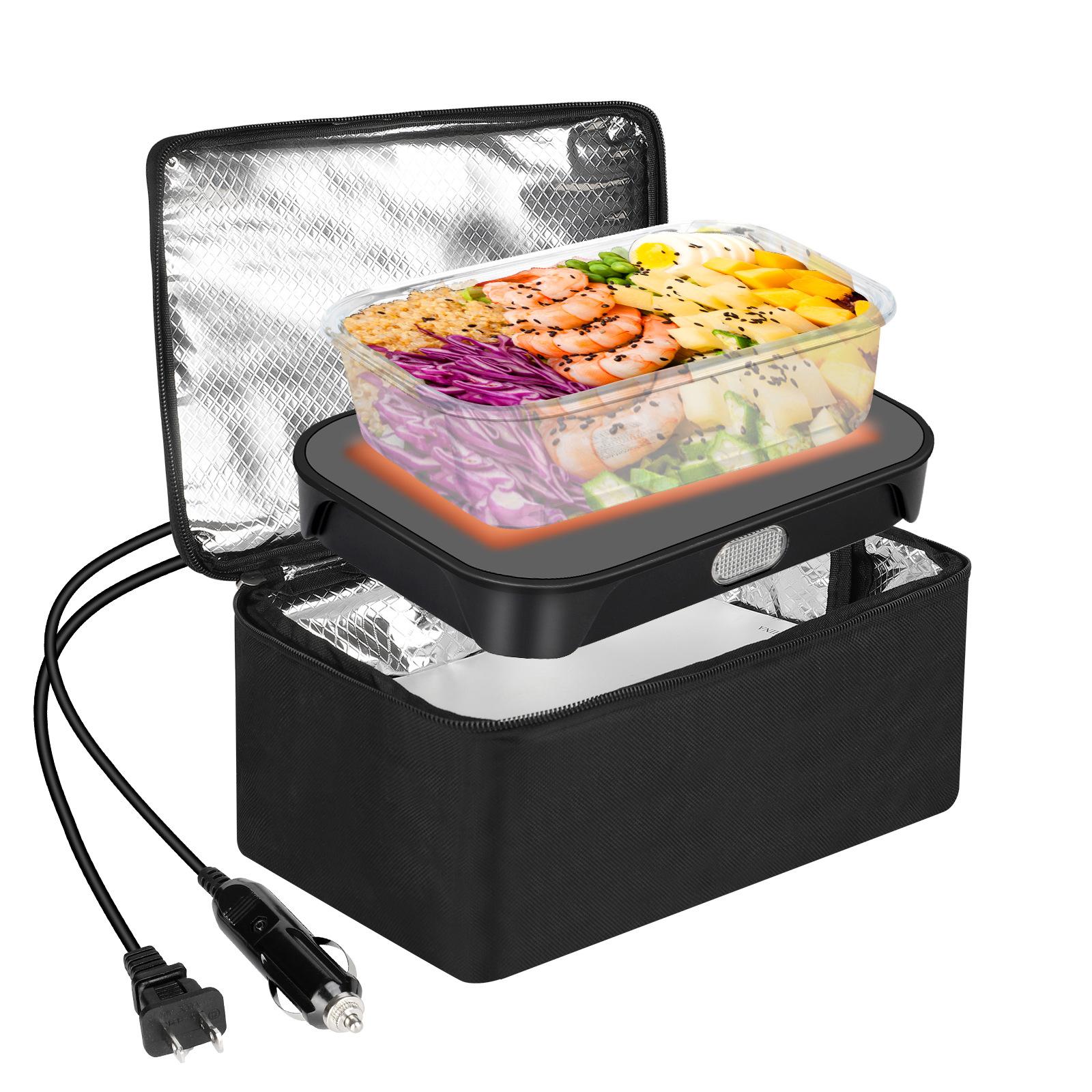 Mini Heated Lunch Box Portable Electric Food Warmer Ideal for Work the Office and Construction Sites Cook Reheat and Eat on the Go