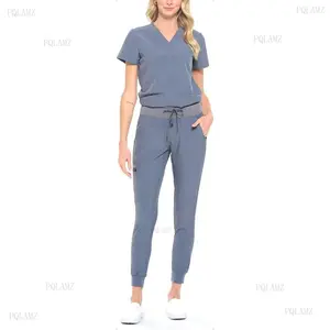 2025 Unisex 4-Way Stretch Jogger Scrubs Set - Women's Workwear Uniforms for Nursing, Scrubs Sets For Women