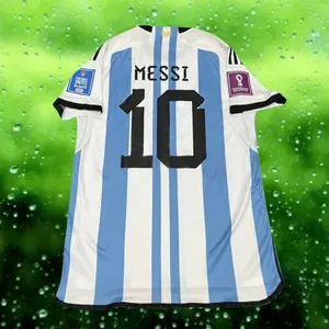 2022 World Cup Argentina No.10 Messi Short sleeve Soccer Jersey