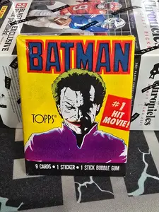 RARE! 1989 Topps Batman Original Series Pack Personal Break!