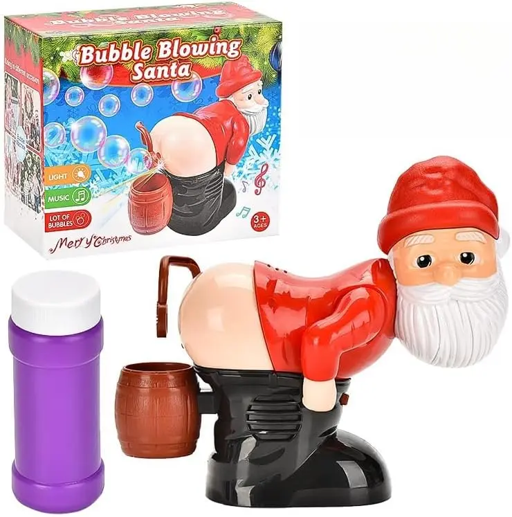 Electric Bubble Machine, Auto Bubble Blower, Christmas Gift, Outdoor Party Toy for Kids, Holiday Party Supplies, Home Garden Decor