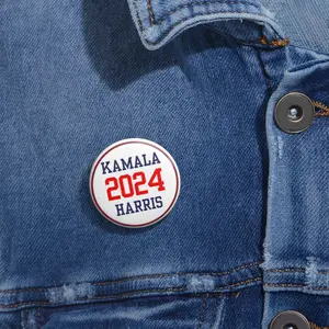 Kamala Harris 2024 Pin Button - Political Badge - Election Campaign Pin - 3 Sizes Available - Team Kamala Support Button