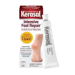 Kerasal Intensive Foot Repair, Skin Healing Ointment for Cracked Heels and Dry Feet, 1 Oz Kerasal Intensive Foot Repair, Skin Healing Ointment for Cracked Heels and Dry Feet, 1 Oz